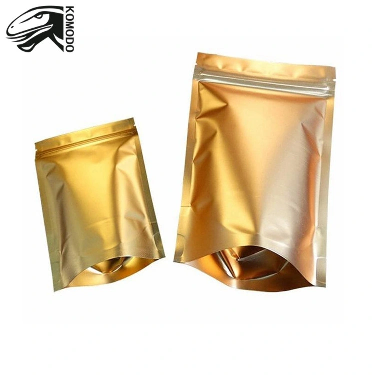 China Manufacturer Plastic Packaging Pouch Matte Resealable Mylar Bags