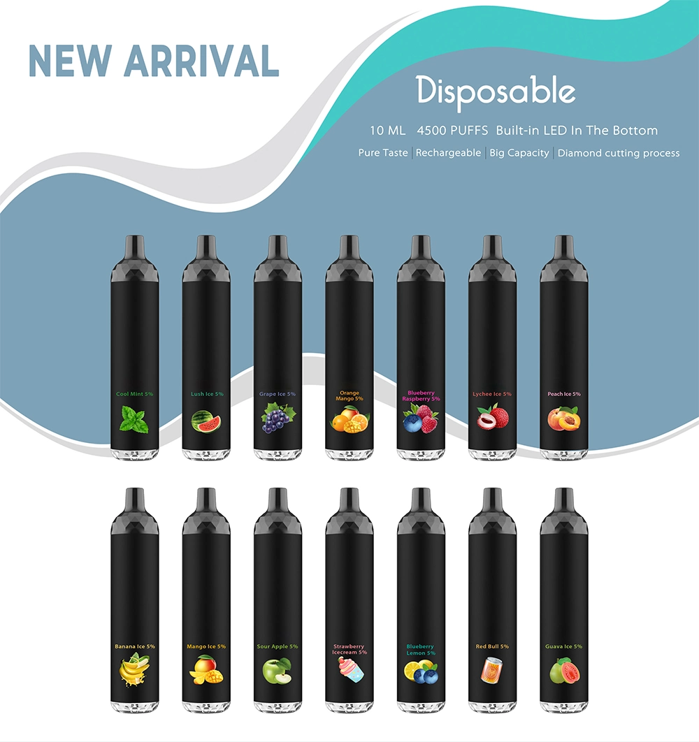 Smokman in Stock Disposable E Cig 4500 Puffs 10ml Juce Liquid Flavour Mesh Vaporizer Vape Pod Pen E-Cigarette Starter Kits