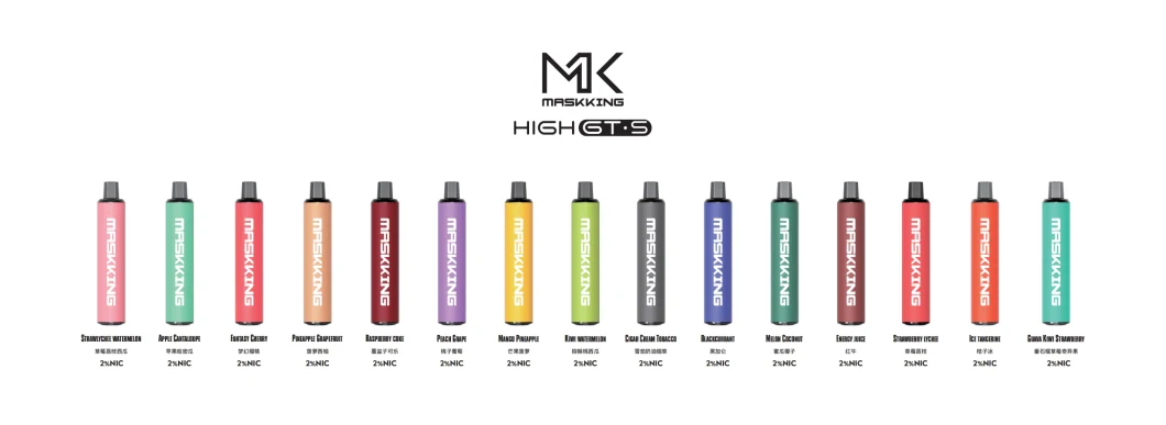 New Maskking Disposable Electronic Cigarette Device Vape 2500 Puffs E-Cigarettes Vapes Pods Pen Prefilled Pod 8.5ml Cartridge 1500mAh Vapor Pens in Stock