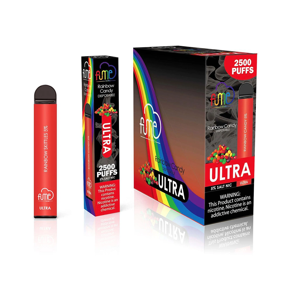 2021 Hot Selling Pod Device Ecigs Fume Ultra 2500puffs Wholesale Vaporizer Vape Pen Disposable Electronic Cigarette
